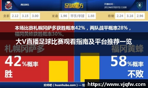大V直播足球比赛观看指南及平台推荐一览