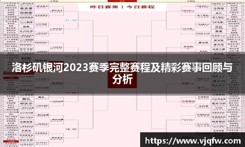 洛杉矶银河2023赛季完整赛程及精彩赛事回顾与分析